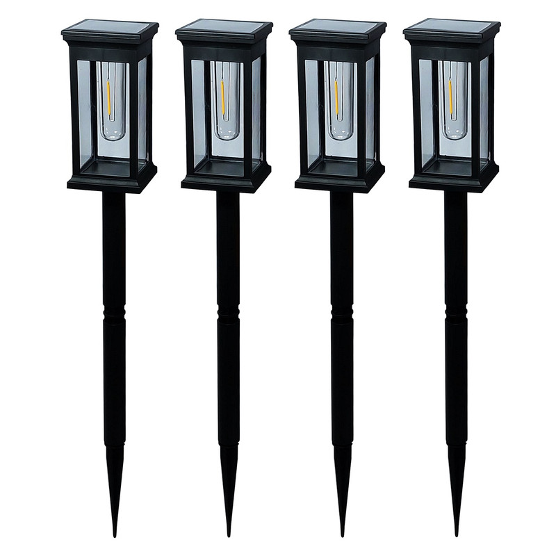 چراغ پارکی خورشیدی مدل XF-2901 بسته 4 عددی 