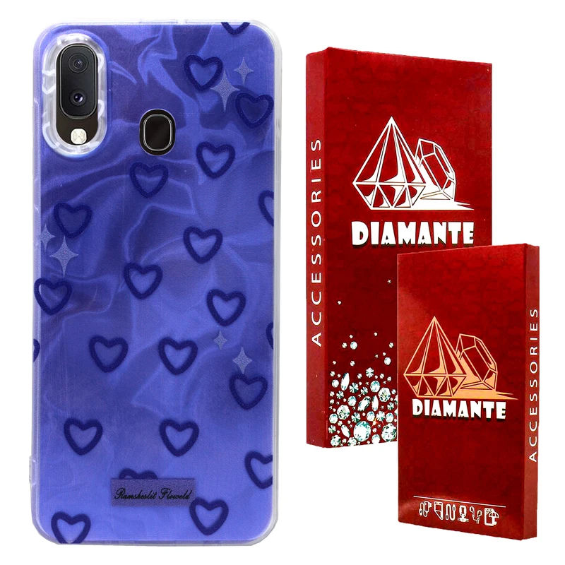 کاور دیامانته مدل Ghalbi Rd مناسب برای گوشی موبایل سامسونگ Galaxy A20