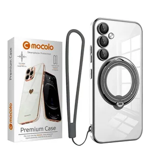  کاور موکولو مدل Ring Stand Strap مناسب برای گوشی موبایل سامسونگ Galaxy S23 FE به همراه بند