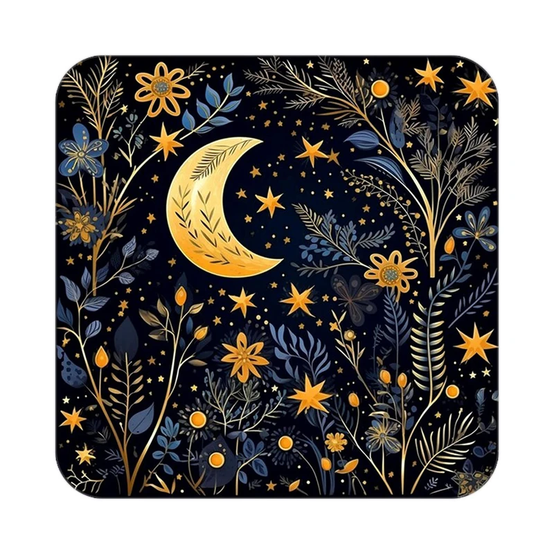 زیر لیوانی کاکتی طرح ماه و ستاره مدل mp53244