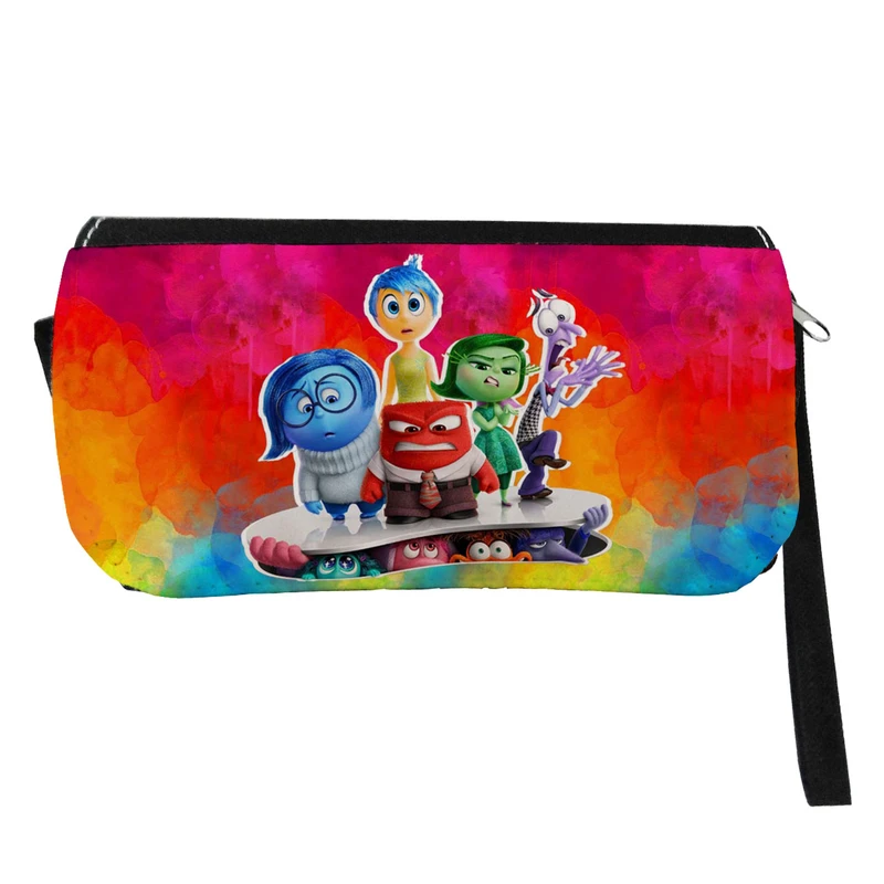 جامدادی مدل دوزیپ طرح انیمیشن درون و بیرون 2 کد NI1464