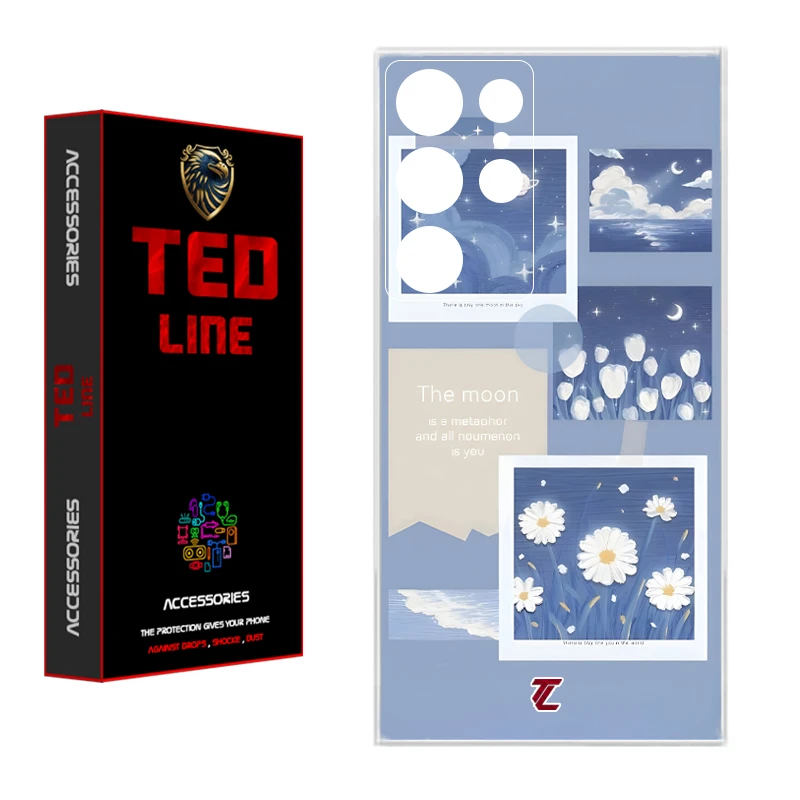 کاور تدلاین طرح بابونه کد 1203 مناسب برای گوشی موبایل سامسونگ Galaxy S21 Ultra