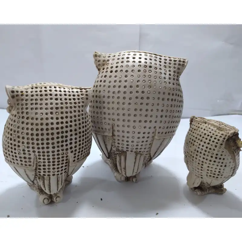 مجسمه طرح جغد کد 037 مجموعه 3 عددی
