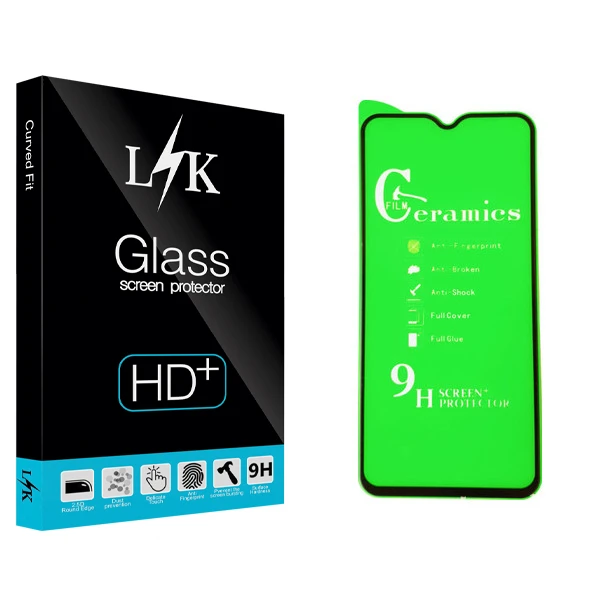 محافظ صفحه نمایش سرامیکی ال کی مدل Hard glass مناسب برای گوشی موبایل سامسونگ Galaxy A20/A30/A50