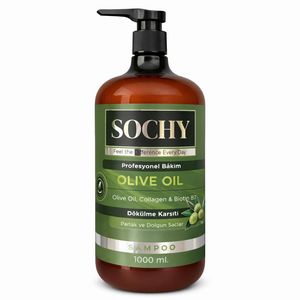 شامپو تقویت کننده مو سوچی مدل Olive Oil مناسب برای انواع مو حجم 1000 میلی لیتر