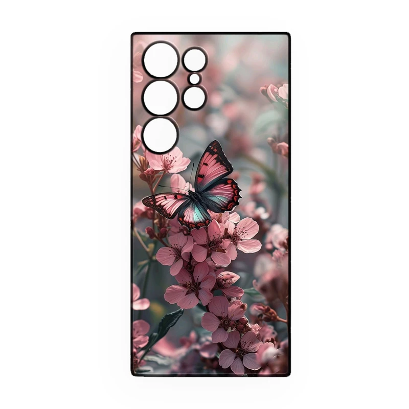 کاور طرح پروانه کد 468 مناسب برای گوشی موبایل سامسونگ Galaxy S23 Ultra  