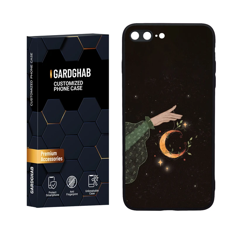 کاور گارد قاب مدل دورژله ای هنری مناسب برای گوشی موبایل اپل iPhone 7 Plus / 8 plus