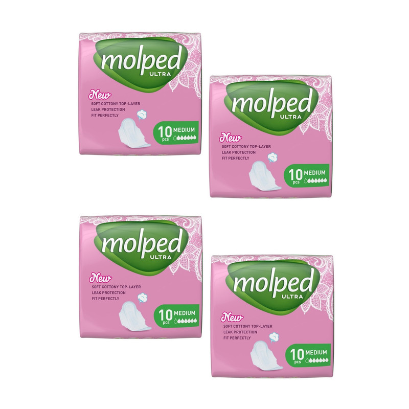 نوار بهداشتی مولپد مدل S4 مجموعه 4 عددی