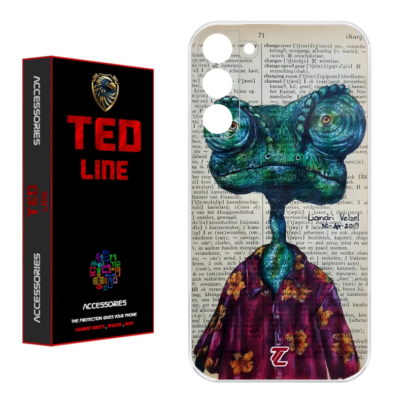 کاور تد لاین طرح رنگو کد 1130 مناسب برای گوشی موبایل سامسونگ Galaxy S21 FE