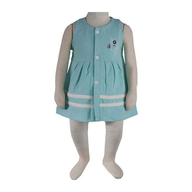 ست 3 تکه لباس نوزادی آدمک مدل پونی کد 126800 رنگ فیروزه ای -  - 2