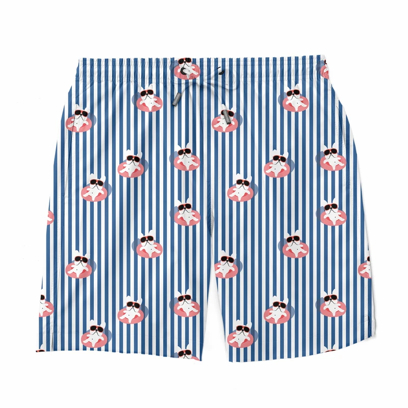 شلوارک راحتی مردانه مامی دوز مدل لیمیتد ادیشن بلولاین هاپ