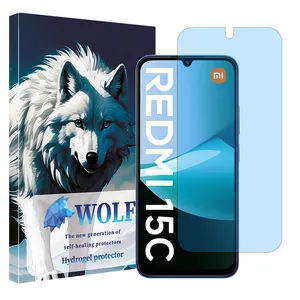 Wolf Eye Care model anti-blue ray screen protector suitable for Xiaomi Redmi 15C mobile phone