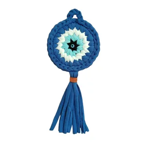 آویز بافتنی مدل چشم نظر