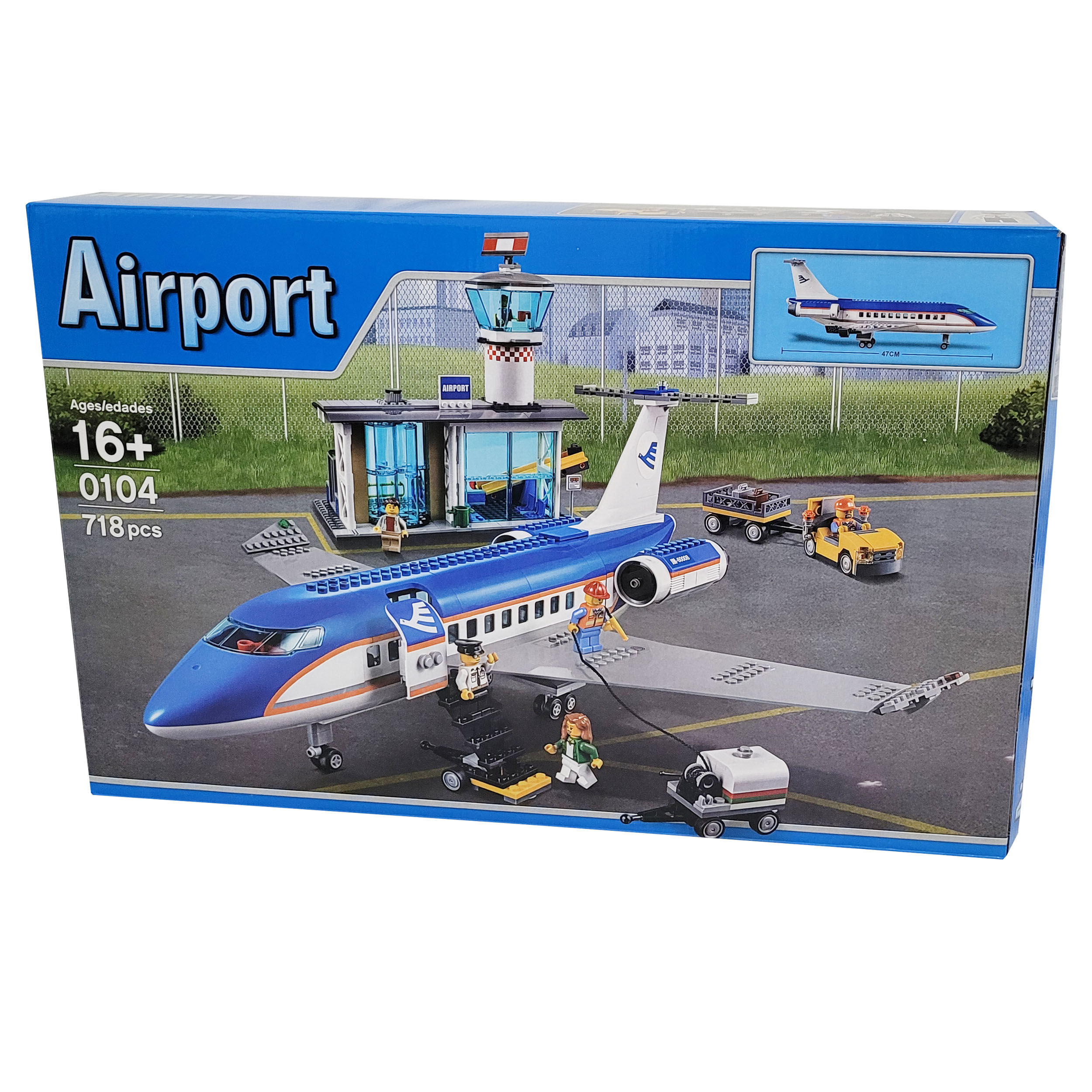 ساختنی مدل هواپیما مسافربری و فرودگاه کد 0104