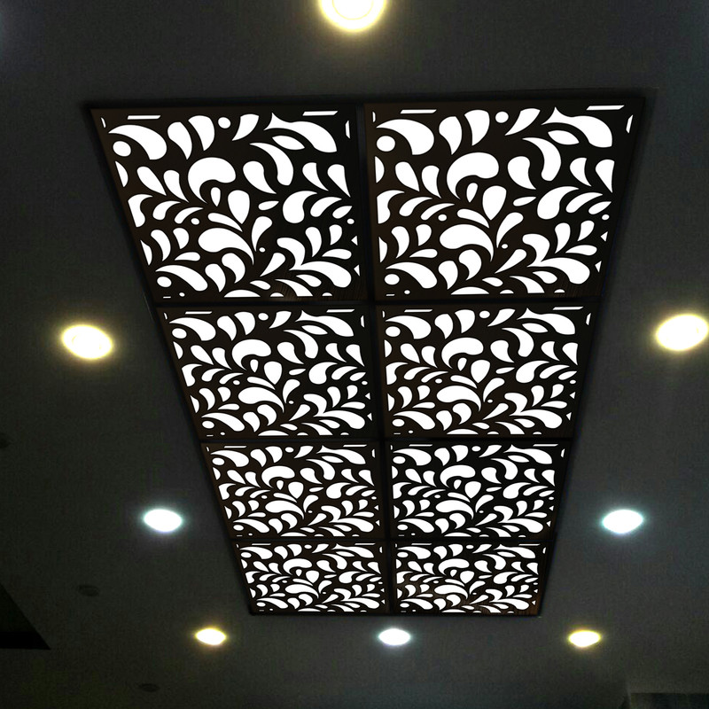 تایل سقفی آسمان مجازی بنی دکو مدل MC33 اندازه 60x60 سانتی متر مجموعه 4 عددی