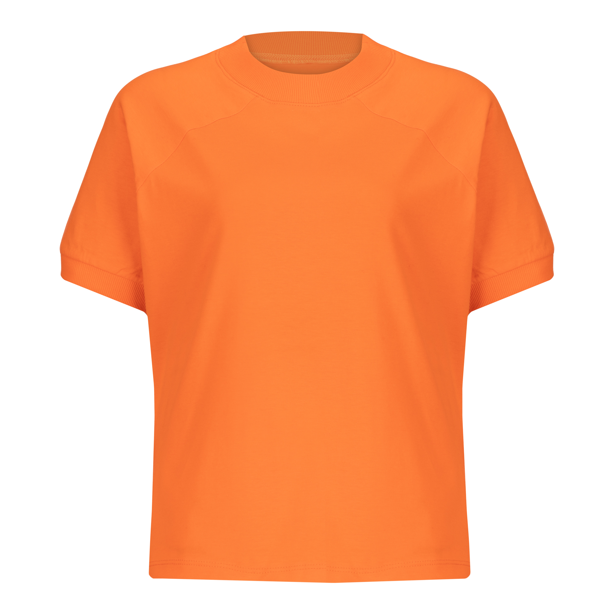 تی شرت آستین کوتاه زنانه سرژه مدل 203351 رنگ نارنجی