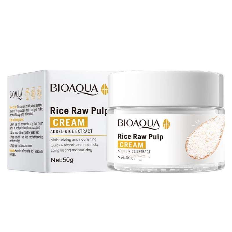 کرم مرطوب کننده بایوآکوا مدل Rice Raw حجم 50 میلی لیتر