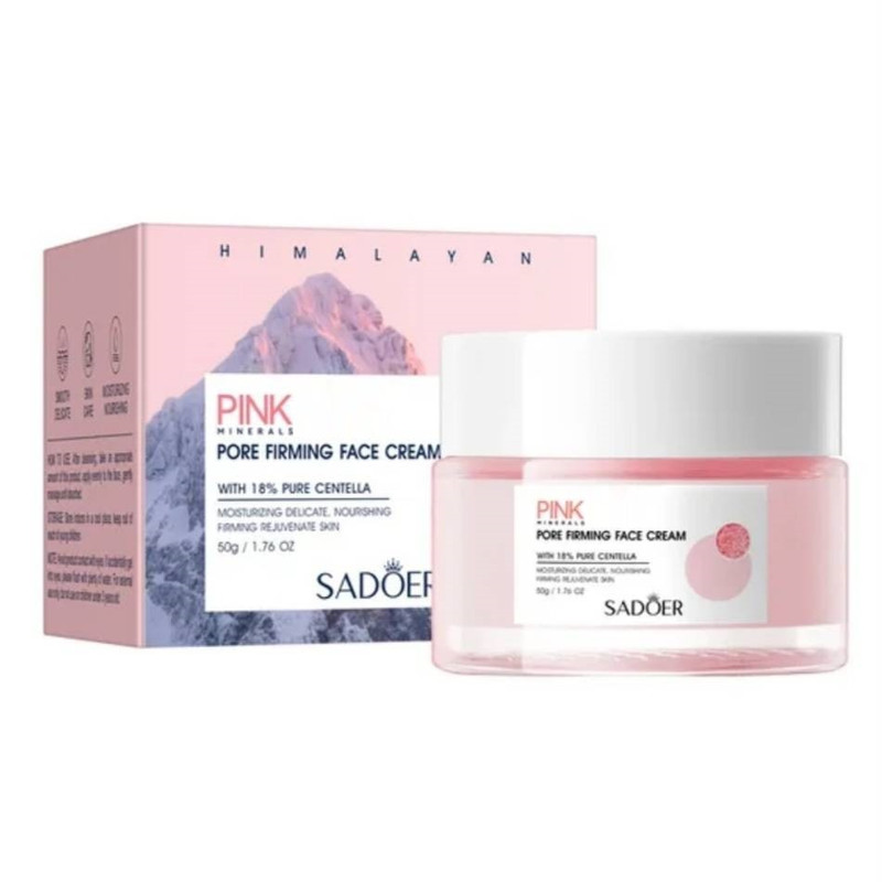 کرم کاهش دهنده منافذ باز پوست صورت سادور مدل هیمالیا مناسب پوست های خشک و حساس وزن 50 گرم
