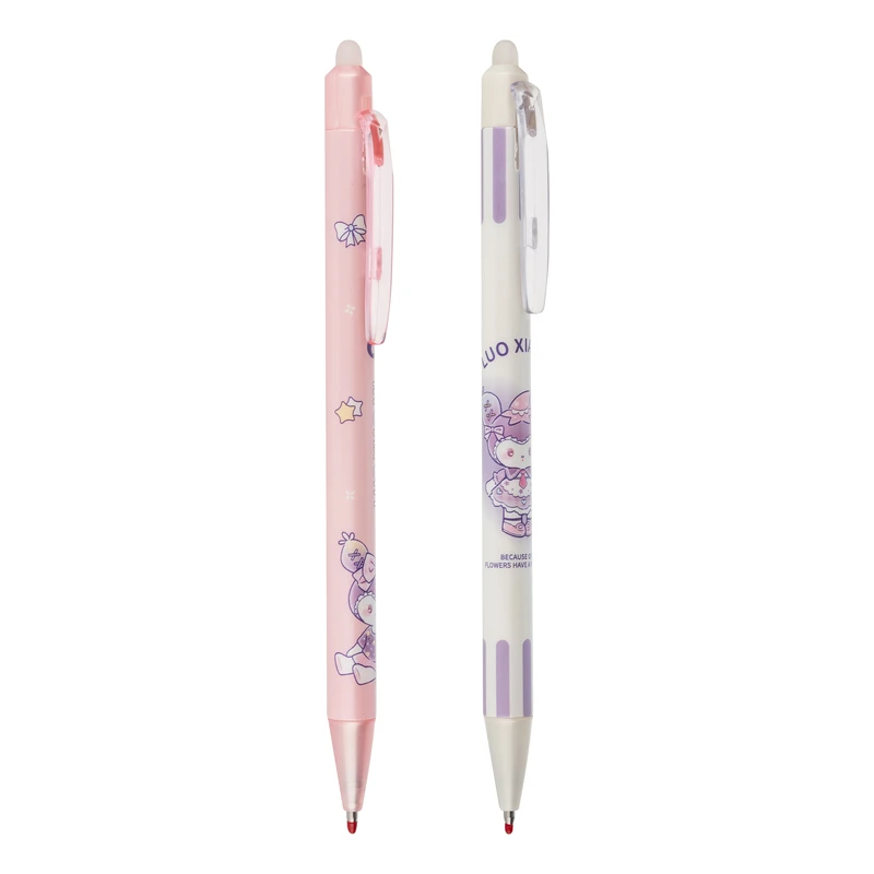 خودکار اودمی 0.5 میلیمتری مدل پاک کن دار طرح کرومی بسته 2 عددی