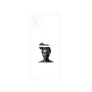 MAHOOT Portrait of an African Woman Cover Sticker for Oppo Find N2 Flip