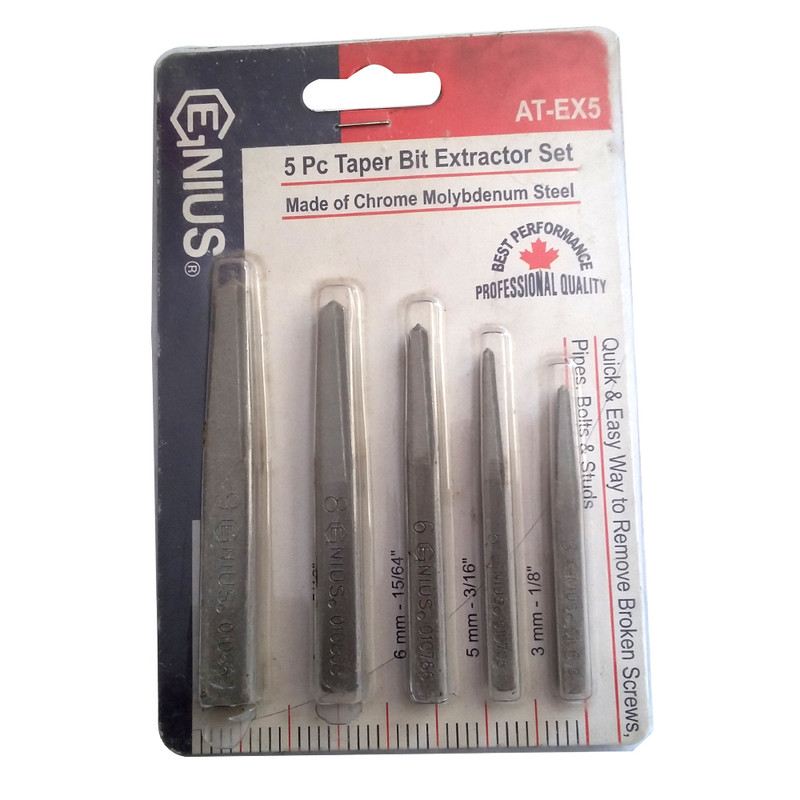 مجموعه 5 عددی قلاویز چپ گرد جنیوس مدل AT-EX5