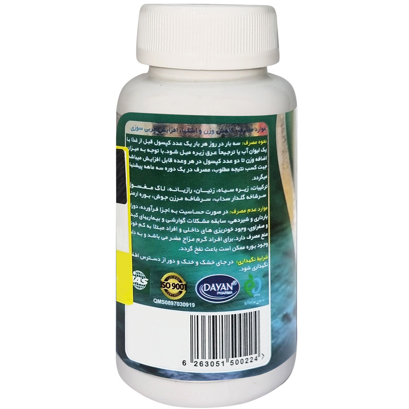 قرص لاغری دایان فیت دایان فارما بسته 60 عددی
