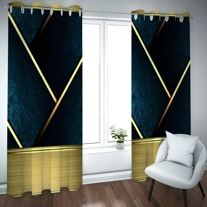 پرده مدل چاپی هازان سایز 300×150 سانتی متر 