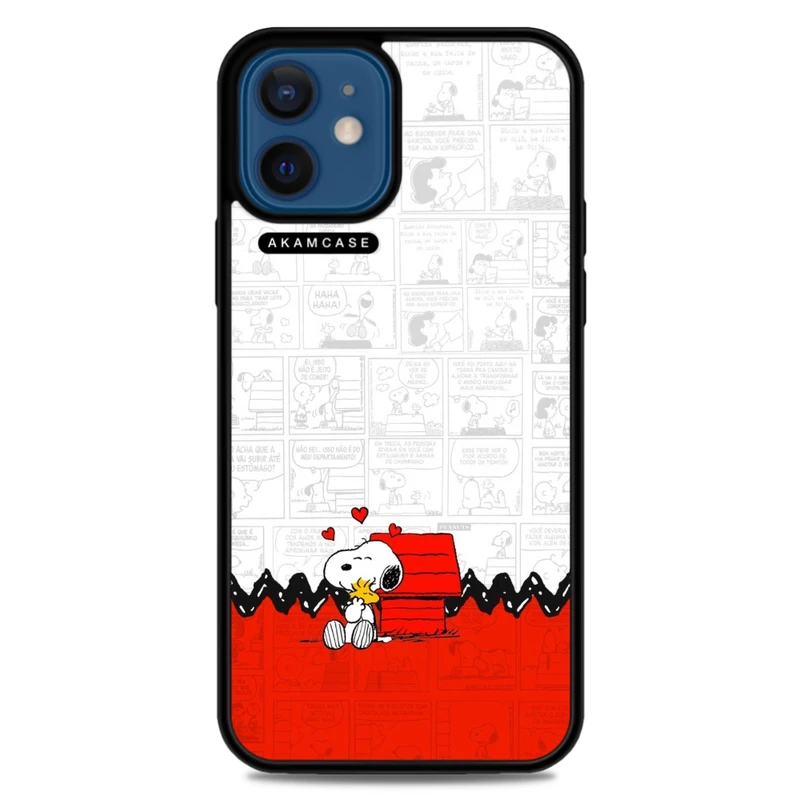 کاور آکام مدل AMC-WA12M-SNOOPY-19 مناسب برای گوشی موبایل اپل iPhone 12 Mini