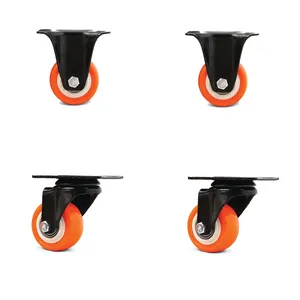 چرخ کفی‌دار و ثابت مدل CANTO40sm مجموعه 4 عددی 