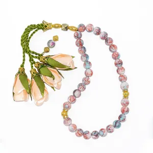 تسبیح طرح گل رز کد S1