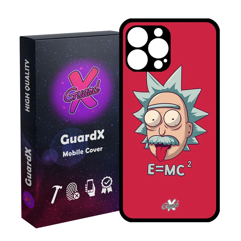 کاور گارد ایکس طرح Rick and Morty مدل Glass10046 مناسب برای گوشی موبایل اپل iPhone 13 Pro Max