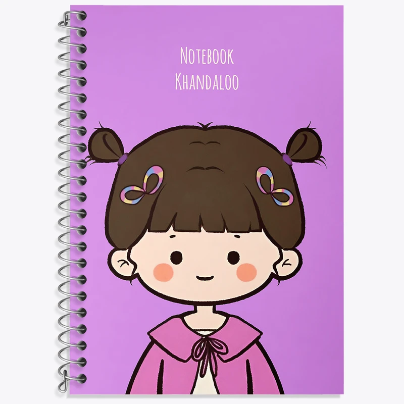 دفتر نت موسیقی 50 برگ خندالو طرح دخترانه کیوت کد N4159