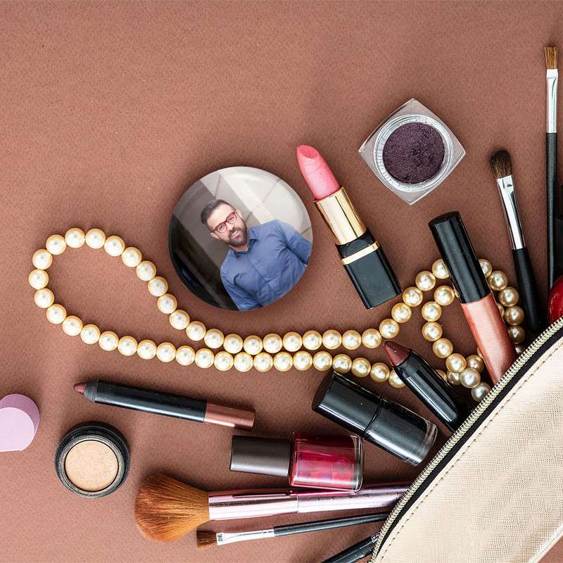 آینه جیبی خندالو مدل هومن سیدی  کد 6307