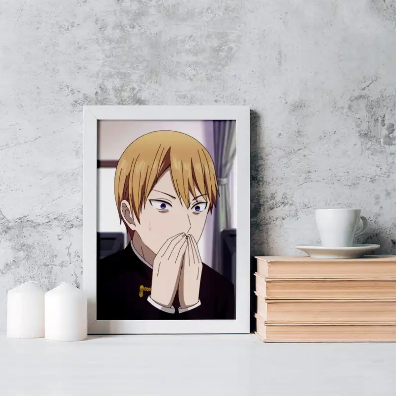 تابلو خندالو مدل میوکی ساما انیمه کاگویا ساما کد 15992