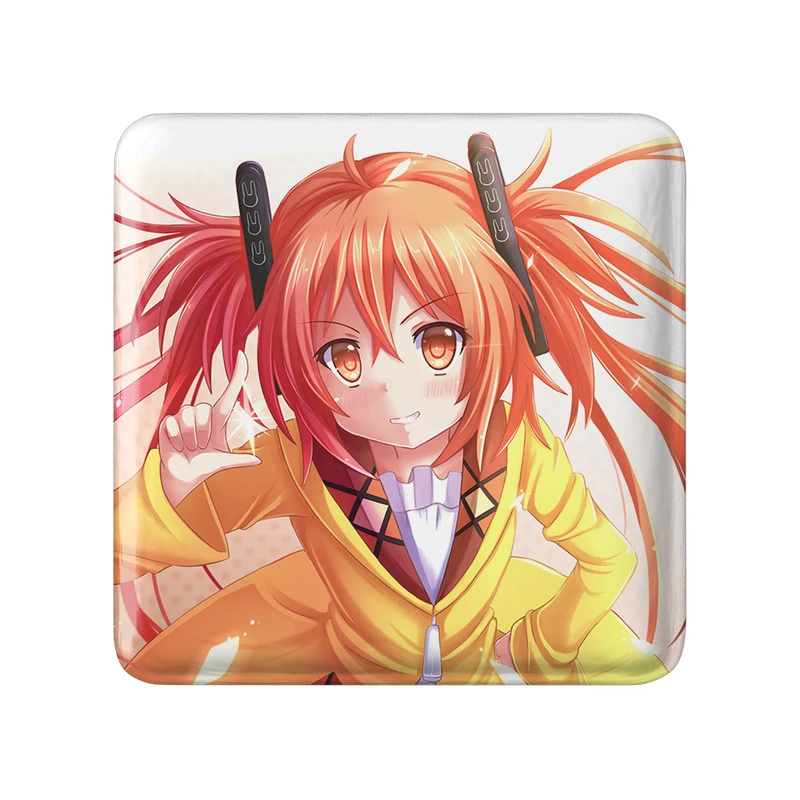 پیکسل خندالو طرح انجو انیمه گلوله سیاه مدل مربعی کد 35835