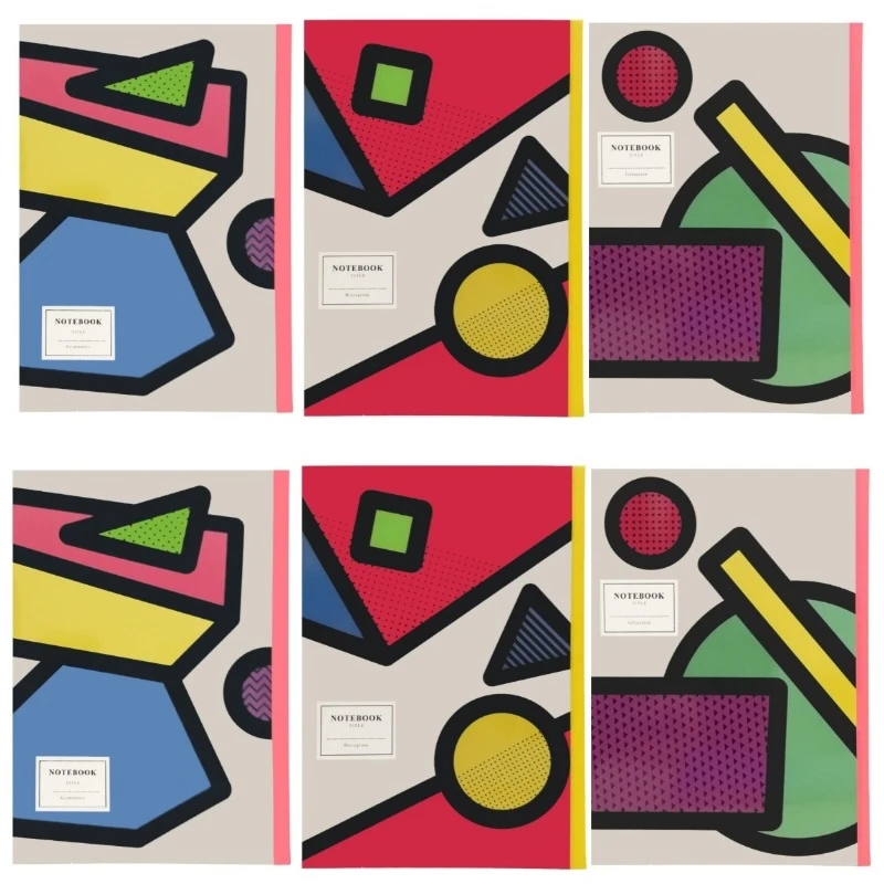 دفتر مشق 30 برگ پاپکو مدل پرونت کد 9163 بسته 6 عددی