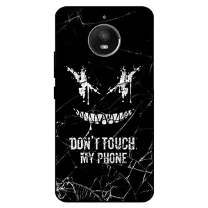 Megafone Dont touch my phone 1884 Cover For Motorola Moto E4 Plus