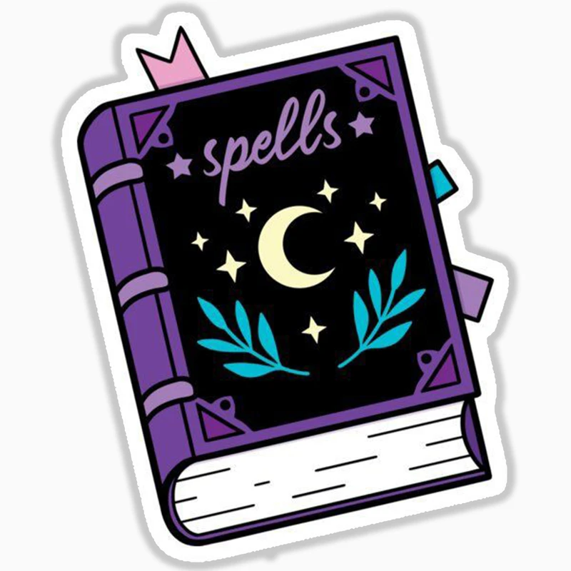 استیکر لپ تاپ و موبایل بووم طرح کتاب جادو کد mm50