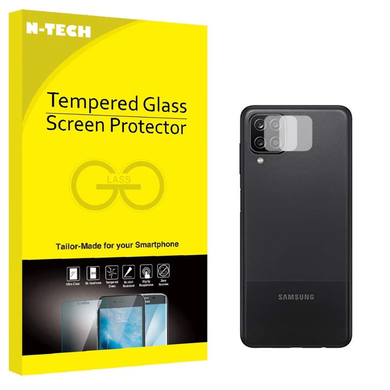 محافظ لنز دوربین انتک مدل LSNK-01 مناسب برای گوشی موبایل سامسونگ Galaxy A12 بسته دو عددی