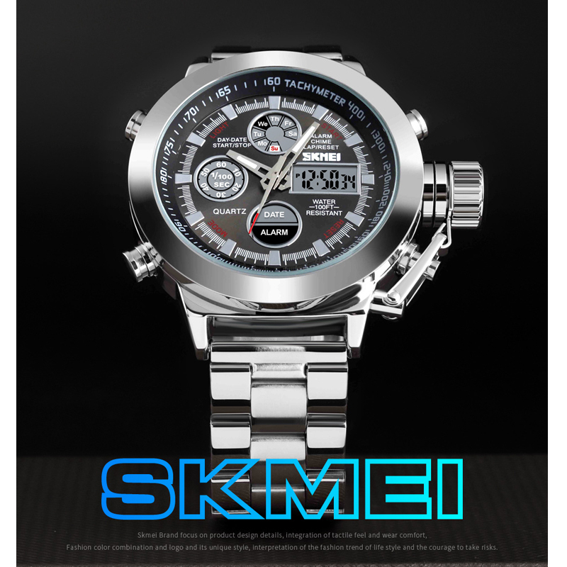 Jam skmei analog clearance digital