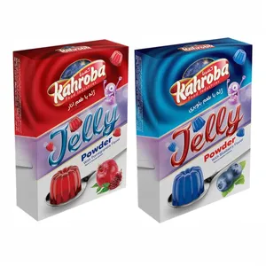  پودر ژله انار و بلوبری کهربا - 100 گرم مجموعه 2 عددی