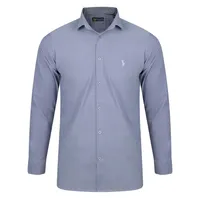 پیراهن آستین بلند یقه برگردان مردانه مدل 826