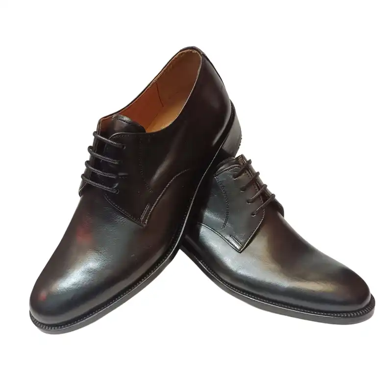 کفش مردانه مدل دست دوز تمام چرم ساده کد 1002