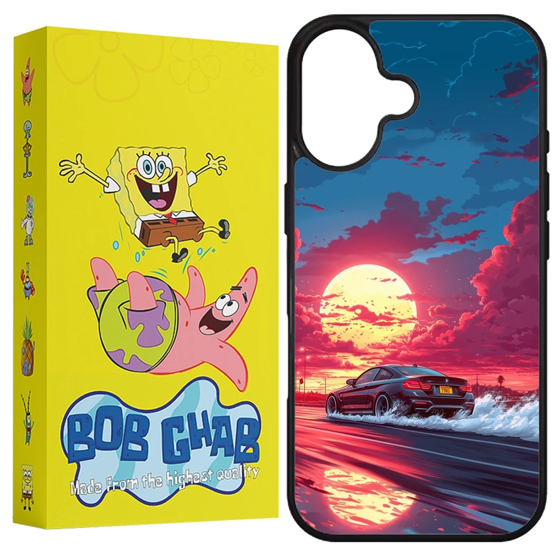 کاور باب قاب طرح ماشین مدل B16PL مناسب برای گوشی موبایل اپل iPhone 16 Plus