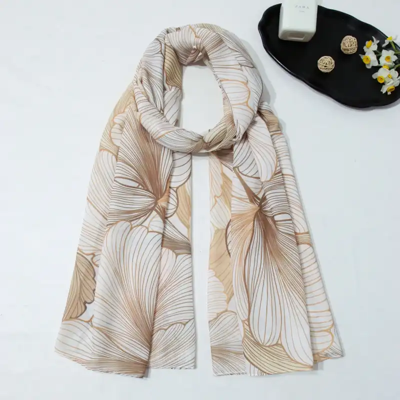 شال زنانه مدل نخی جدید بهاره طرح نایسی کد ana-3086