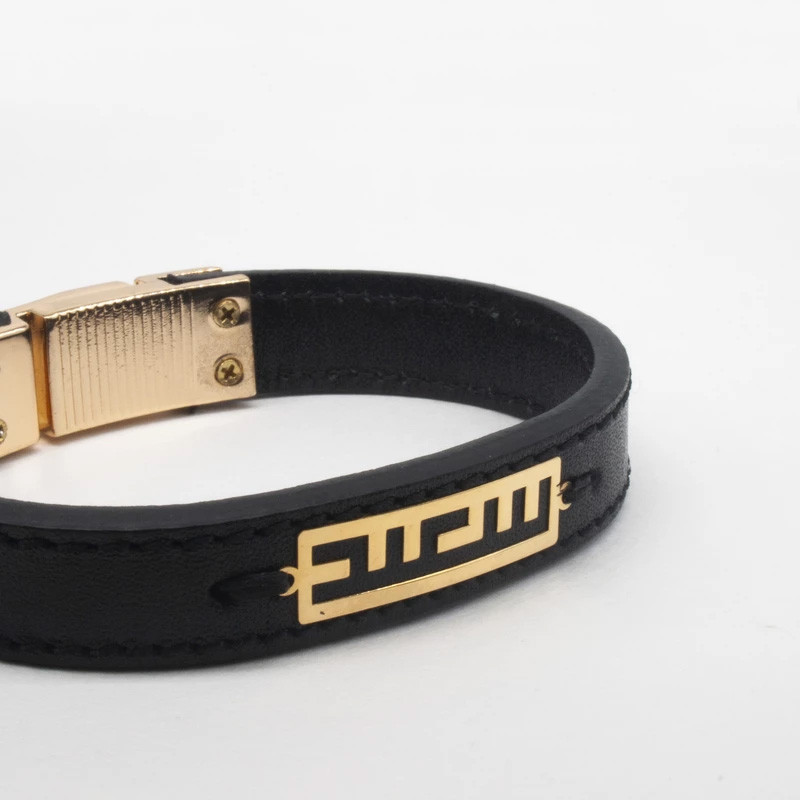 دستبند طلا 18 عیار مردانه وی وی گلد گالری مدل اسم سعید کد BS2286