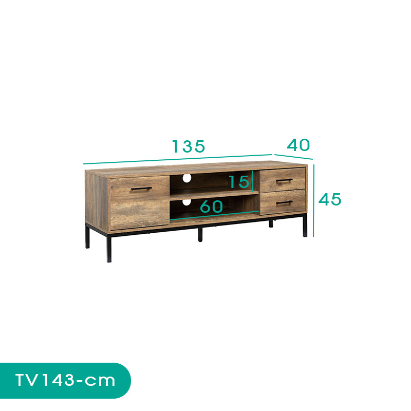میز تلویزیون اسمردیس مدل TV143 - MDF+