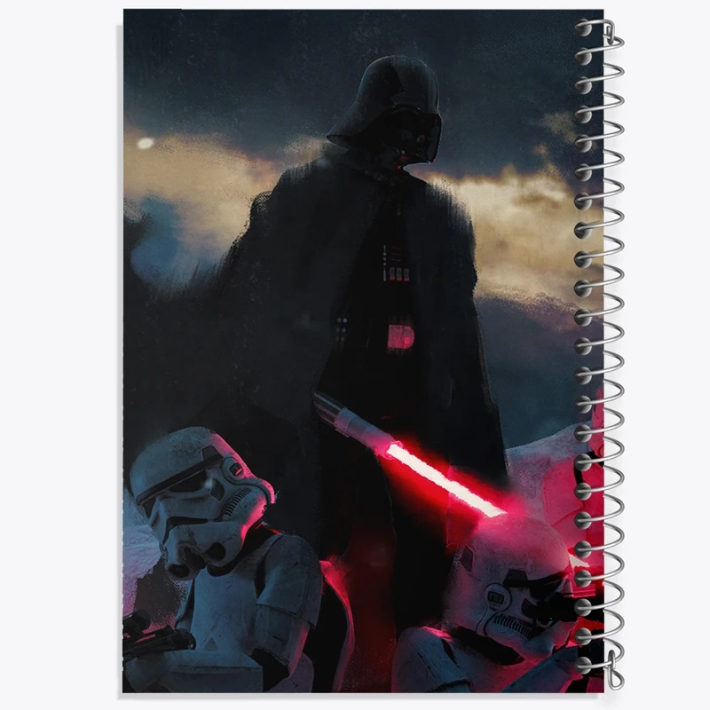 دفتر مشق 100 برگ خندالو طرح جنگ ستارگان (Star Wars) کد F1776