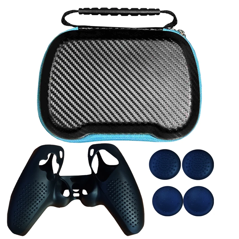 کیف حمل دسته بازی پلی استیشن 5 مدل PGTECH GP-506 به همراه روکش دسته و روکش آنالوگ