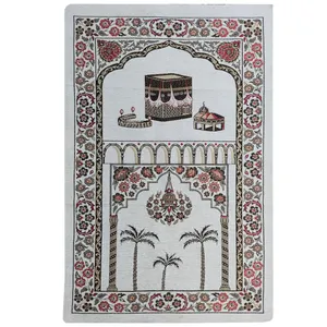 سجاده مدل گلباف یزد زرک طرح مکه مکرمه